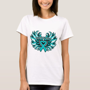PCOS Bewusstseins-Herz Wings.png T-Shirt