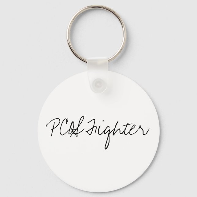 PCOS-Kämpfer Schlüsselanhänger (Vorderseite)
