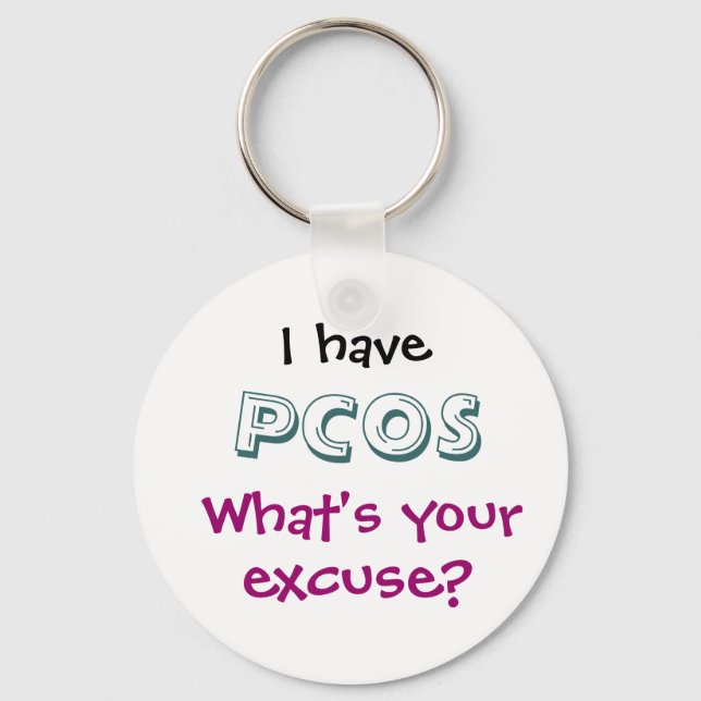 PCOS-Schlüsselanhänger Schlüsselanhänger (Vorderseite)