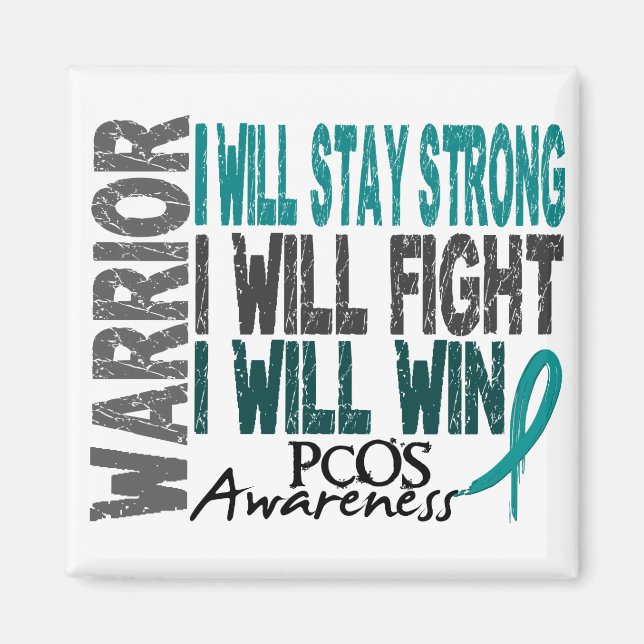 PCOS Warrior Magnet (Vorne)