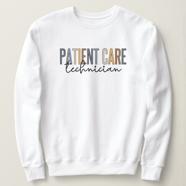 PCT-Geschenke für den Patienten-Betreuer Sweatshirt (Design vorne)