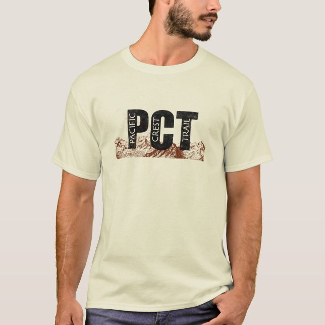 PCT Pacifc Crest Trail T-Shirt (Vorderseite)