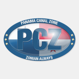 PCZ - Panamakanal-Zone: Zonian Always, Aufkleber