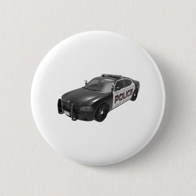 PD Police Law Enforcement Academy Grad Car Button (Vorderseite)