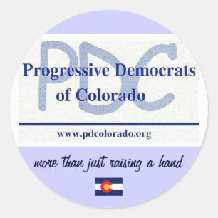 PDC - Handeln von mehr Aufklebern Runder Aufkleber