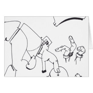 PDD Kleine schwache Zeichnungen Surreal Prothese F