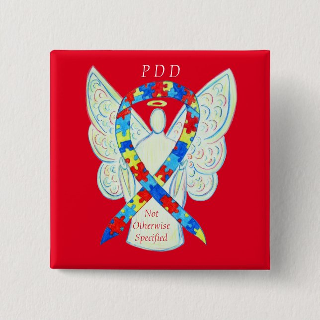 PDD-NOS (nicht anders angegeben) Angel Ribbon-Butt Button (Vorderseite)