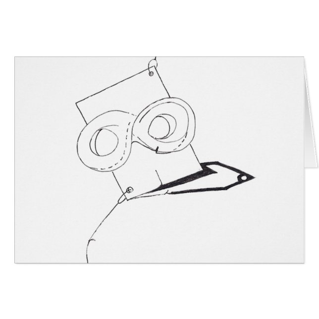 PDD Small Weak Drawing Infinity Mask Card (Vorderseite (Horizontal))