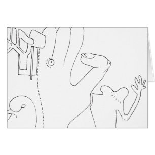 PDD Small Weak Drawings Hands Dreams Card