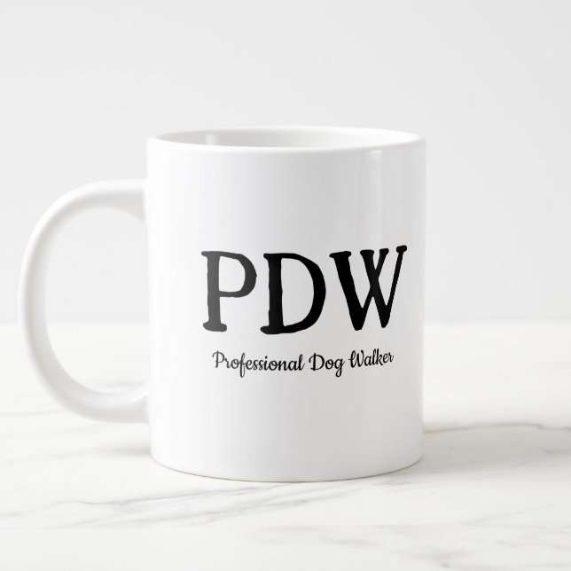 PDW Jumbo-Tasse (Links)