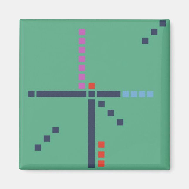 PDX Airport Carpet Magnet (Vorne)