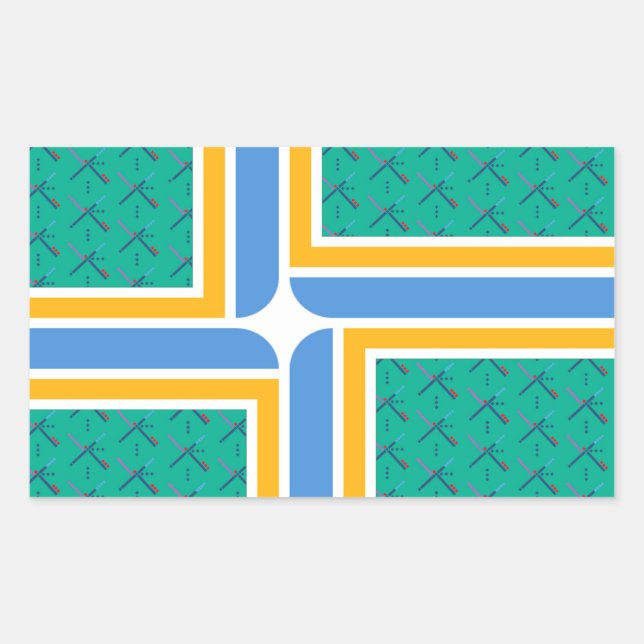 PDX Airport Carpet - Portland Sticker (Vorderseite)