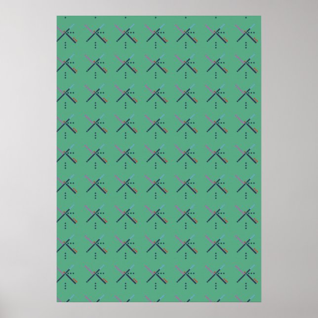 PDX Airport Carpet Poster (Vorne)