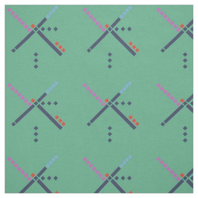 PDX Airport Carpet Stoff (Muster)