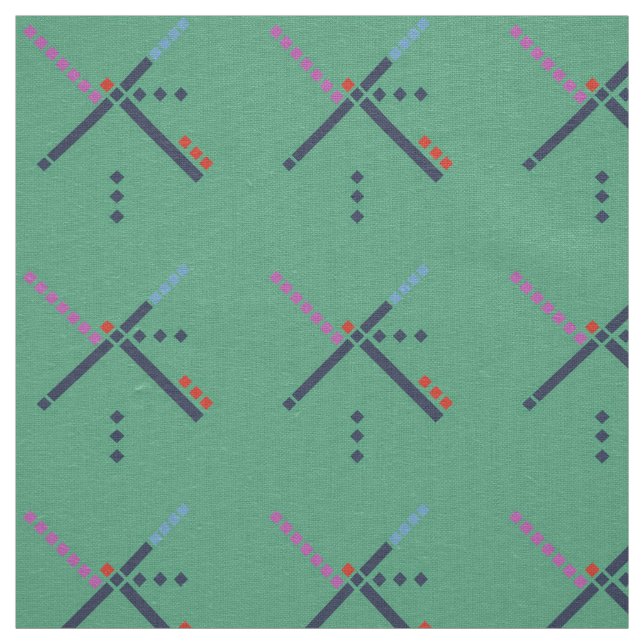 PDX Airport Carpet Stoff (Muster)