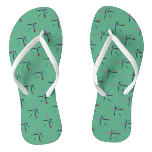 PDX Flughafen-Teppich Flip Flops