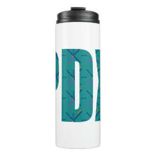 PDX Portland Airport Carpet Thermosbecher