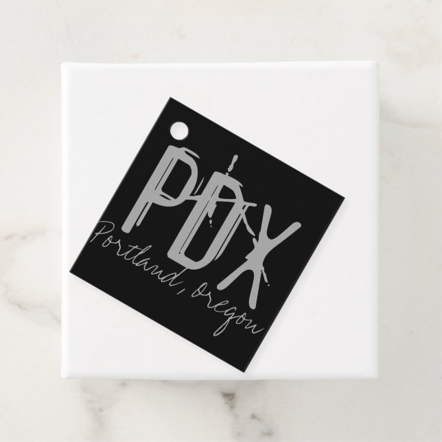 PDX Portland Airport Code Geschenkanhänger (Beispiel)