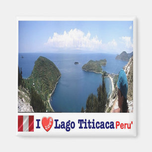 PE - Peru - Titicaca-See - I-Liebe Magnet
