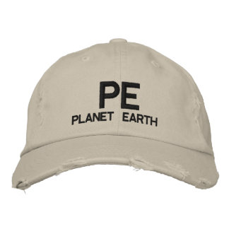 PE - Planet Earth Baseball Cap Bestickte Kappe