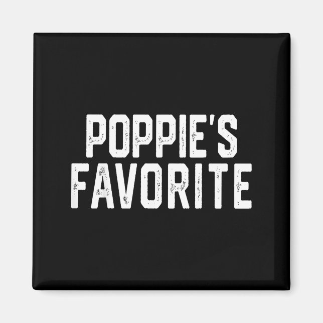 Pe’s Favorite Humor Fathers Day Grandparent Granhi Magnet (Vorne)