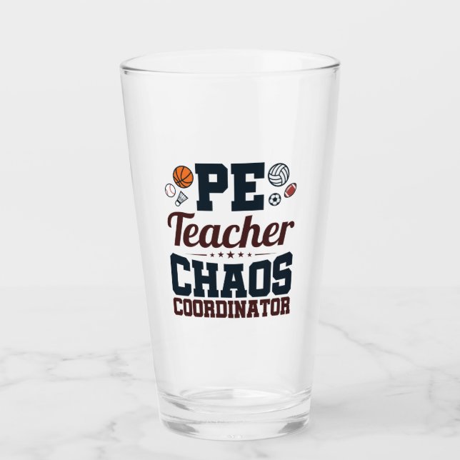 PE Teacher Chaos Koordinator Glas (Vorderseite)