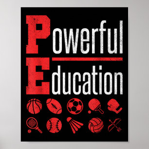 Pe Teacher Gym Physical Bildung School Motivatio Poster