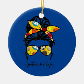 Pe Teacher Life Sport Physische Bildung Lehrer Keramik Ornament