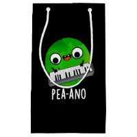 Pea-ano Funny Music Veggie Pea Pun Dark BG