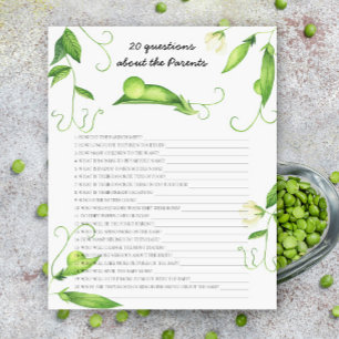 Pea Baby Dusche - 20 Fragen zu den Eltern