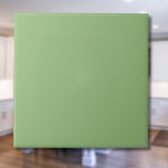 Pea Green Solid Color | Classic | elegant Fliese<br><div class="desc">Pea Green Solid Color | Classic | elegant | Trendy | Stilvoll | Geschenk</div>