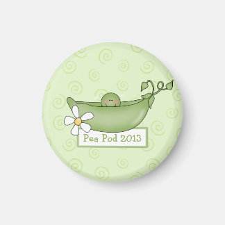 Pea in einem Pod Baby Shower Magnet
