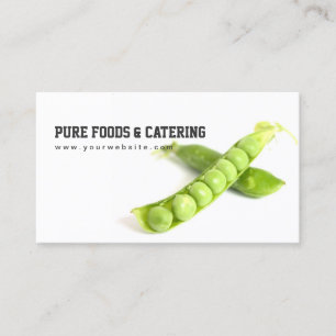 Pea Pod Pure Foods & Catering Vegan Visitenkarte