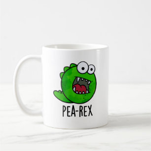 Pea Rex Funny Dinosaur Veggie TRex Pun Kaffeetasse