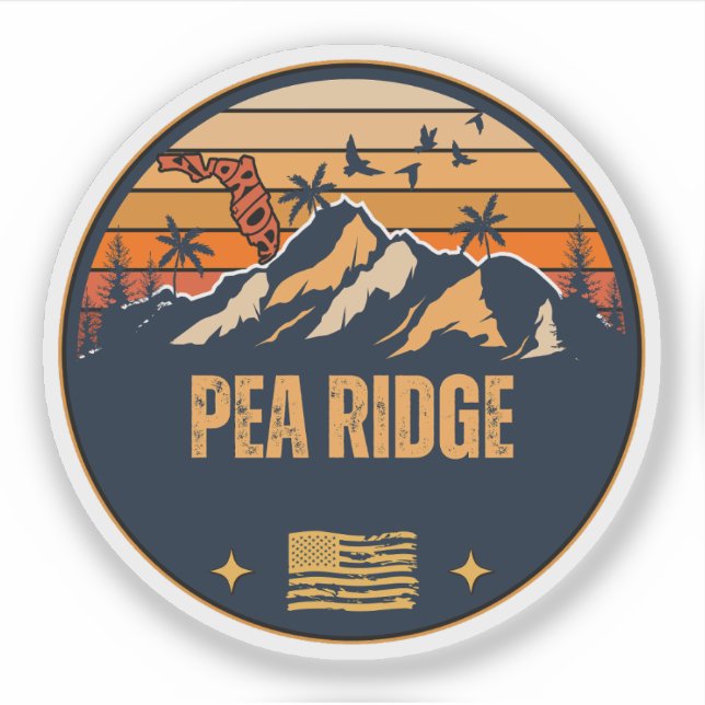 Pea Ridge, Florida Aufkleber (Vorderseite)