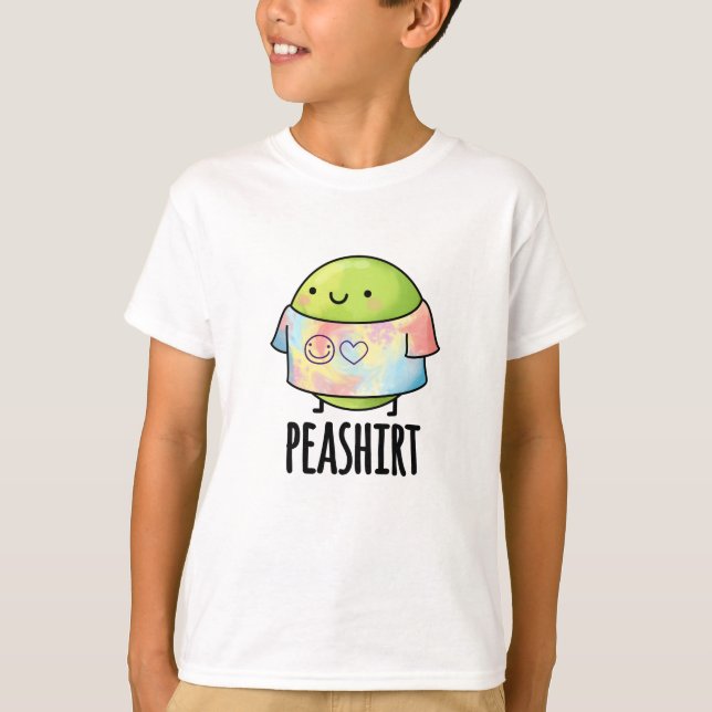 Pea Shirt Funny Veggie Pea TShirt Pun (Vorderseite)