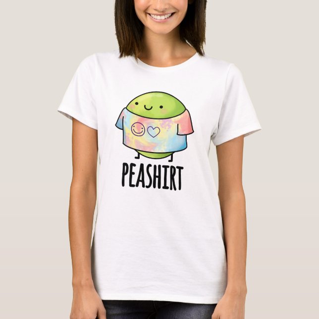 Pea Shirt Funny Veggie Pea TShirt Pun (Vorderseite)