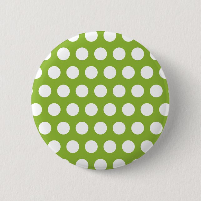 Pea Soup mit Punkten Button (Vorderseite)