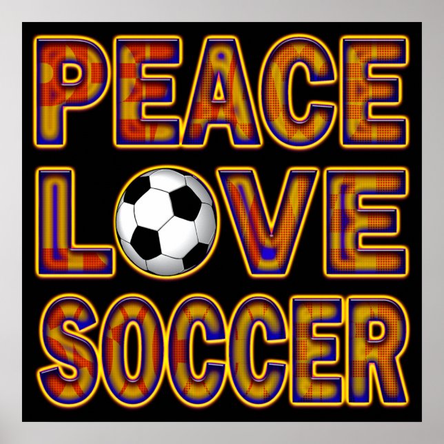 PEAC LIEBE SOCCER POSTER (Vorne)