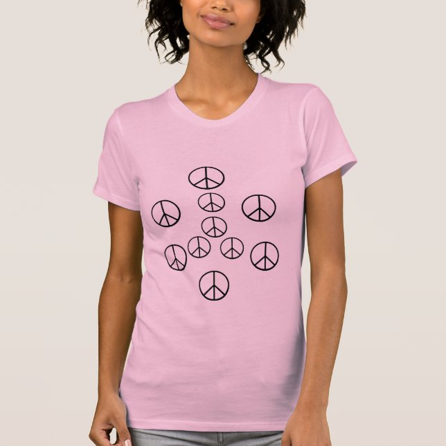 peace%20symbol, peace%20symbol, peace%20symbol,… T-Shirt (Vorderseite)