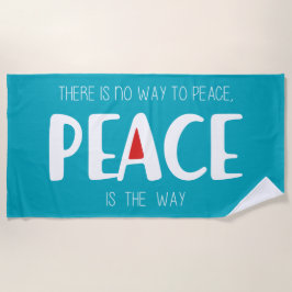 Peace 2 strandtuch