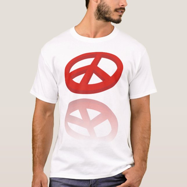 Peace 3D / Reflexion T-Shirt (Vorderseite)