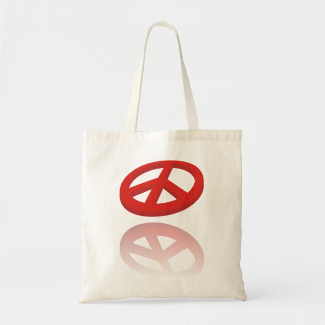 Peace 3D / Reflexion Tragetasche (Vorne)