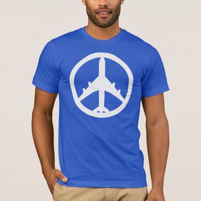 Peace Airplane T-Shirt (Vorderseite)