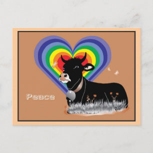 Peace and Freedom for all Postkarte