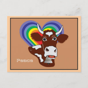 Peace and Freedom for all Postkarte