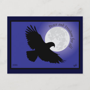 Peace and Freedom for all Postkarte
