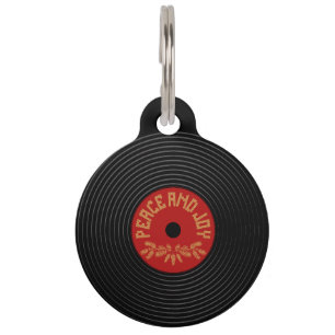 Peace and joy vinylrecord design haustiermarke