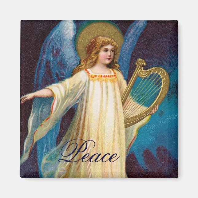 Peace Angel Magnet 4 eines Set von 4 (Vorne)
