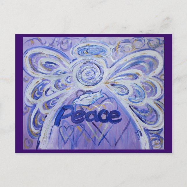 Peace Angel Postcard Postkarte (Vorderseite)